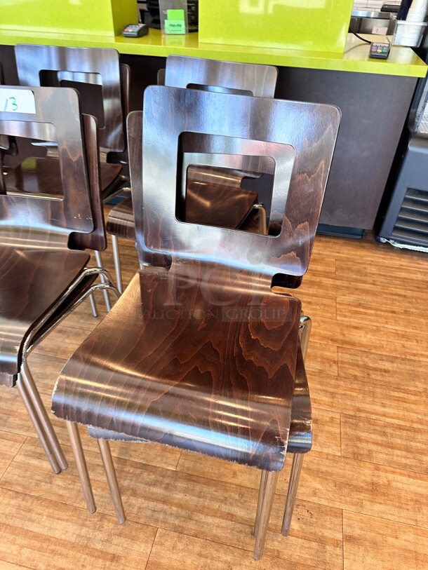 Wooden Chairs - Image 1 of 4