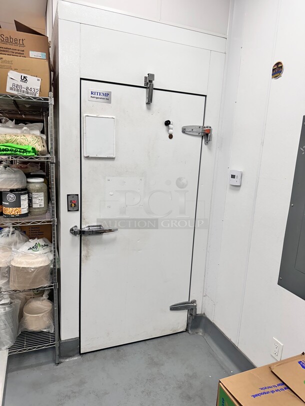 Late Model RITEMP Refrigeration Combo
Walk-In Cooler - 11ft X 6ft X 7.7ft 
and
Walk-In Freezer - 5ft X 6ft X 7.7ft
Buyer Must Remove - Image 1 of 10