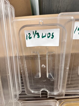 Cambro Plastic 1/3 Pans Lids