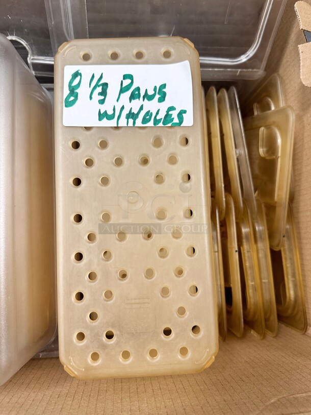 Cambro Plastic 1/3 Pans With Holes - Image 1 of 1