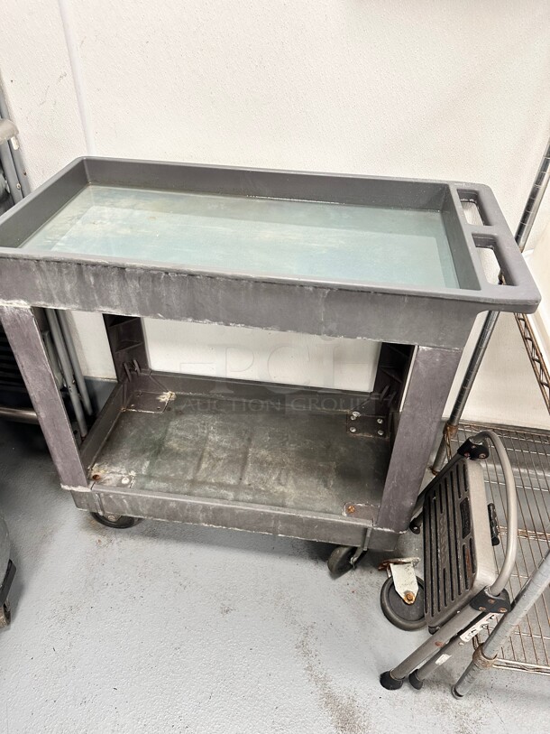 Uline Utility Cart with Pneumatic Wheels - Image 1 of 4