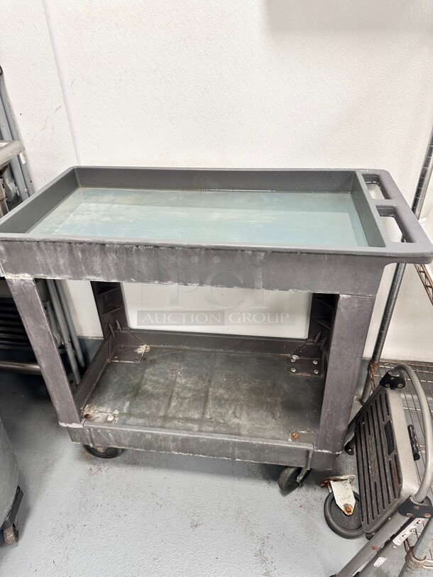 Uline Utility Cart with Pneumatic Wheels - Image 2 of 4
