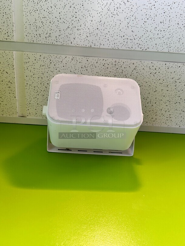 OSD Audio 6-1/2 inch outdoor powered speakers with built-in Bluetooth® (White) Buyer Must Remove - Image 1 of 7