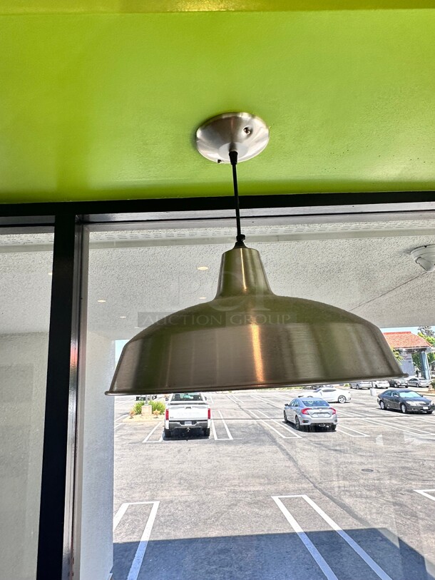 Stainless Steel Hanging Light
16 X 16 X 16 inch
Buyer Must Remove - Image 4 of 7