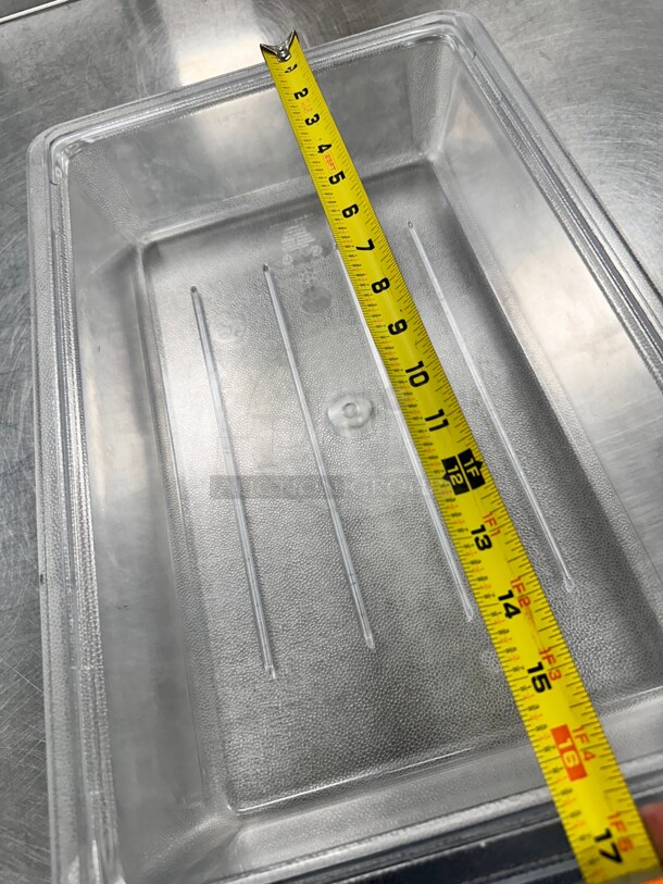 Cambro 12186CW135 3 gal Camwear Food Storage Container - Clear - Image 3 of 5