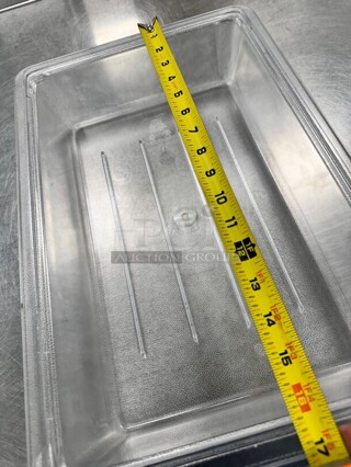 Cambro 12186CW135 3 gal Camwear Food Storage Container - Clear