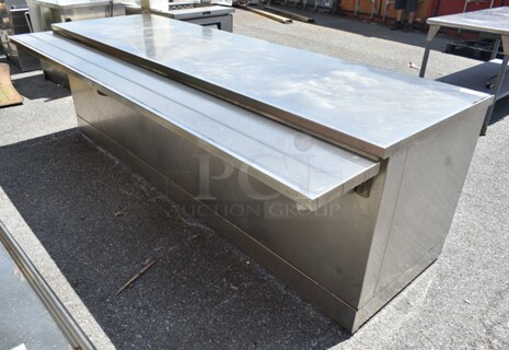 Low Temp K100-ST Stainless Steel Table w/ Tray Slide. 