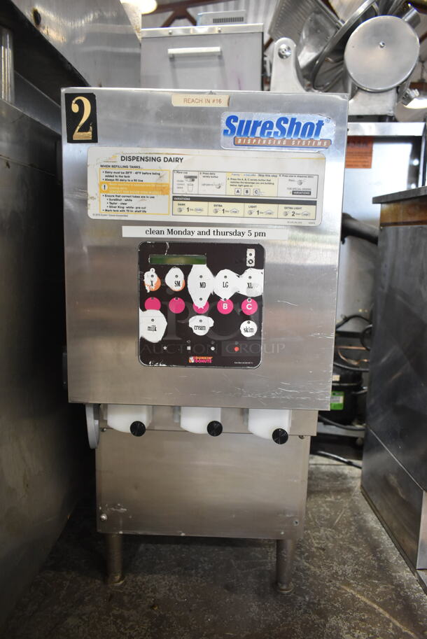 SureShot AC20 Stainless Steel Commercial Countertop Cream Dispenser. 120 Volts, 1 Phase. Tested and Powers On But Does Not Get Cold - Image 2 of 5