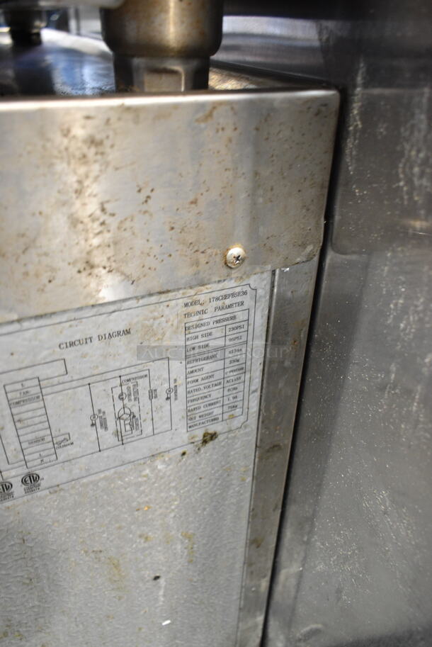 Avantco 178CHEFBSE36 Stainless Steel Commercial 2 Drawer Chef Base on Commercial Casters. 115 Volts, 1 Phase. Tested and Working! - Image 7 of 7