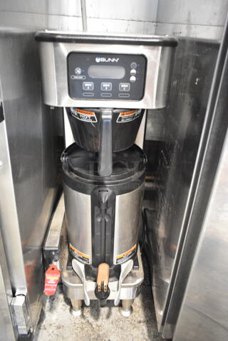 2020 Bunn ICB SH ENERGY STAR Stainless Steel Commercial Countertop Coffee Machine w/ Hot Water Dispenser, Poly Brew Basket and Satellite Dispenser. 120/208 Volts, 1 Phase. 
