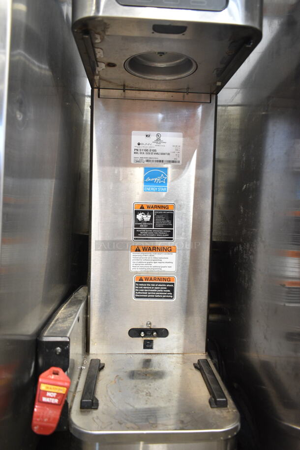2020 Bunn ICB SH ENERGY STAR Stainless Steel Commercial Countertop Coffee Machine w/ Hot Water Dispenser, Poly Brew Basket and Satellite Dispenser. 120/208 Volts, 1 Phase.  - Image 4 of 6