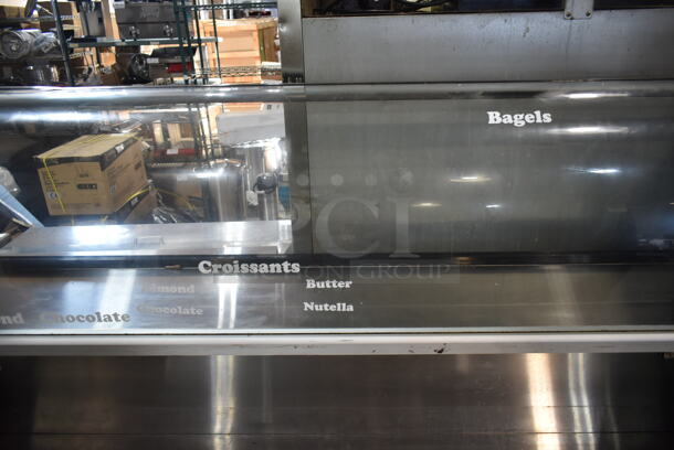 Turbo Air TOM-75SB Stainless Steel Commercial Floor Style Refrigerated Merchandiser w/ Top Closed Display Case on Commercial Casters. 115 Volts, 1 Phase. Tested and Does Not Power On
 - Image 3 of 5