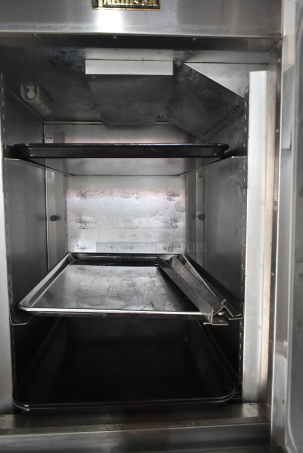 Traulsen G10000 Stainless Steel Commercial 2 Half Size Door Reach In Cooler on Commercial Casters. 115 Volts, 1 Phase. Tested and Working! - Image 2 of 6