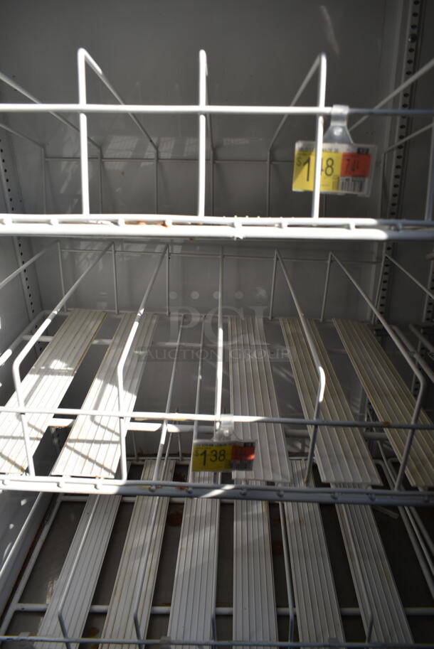 2019 True GDM-41SL-48-HC-LD Metal Commercial 2 Door Reach In Cooler Merchandiser w/ Poly Coated Racks. 115 Volts, 1 Phase. Tested and Working! - Image 3 of 4