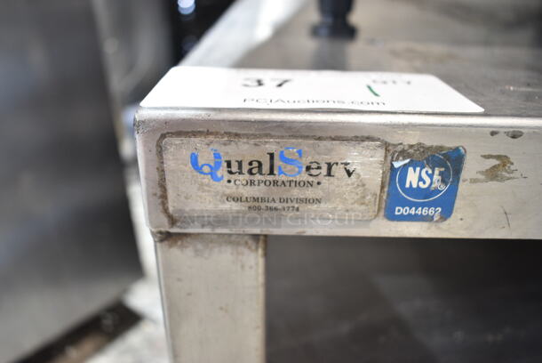 Stainless Steel Equipment Stand w/ 2 Under Shelves on Commercial Casters.  - Image 5 of 5