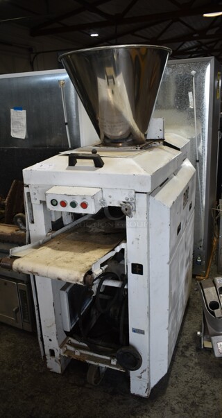 Metal Commercial Floor Style Dough Rounder. 208-240 Volts, 3 Phase. 