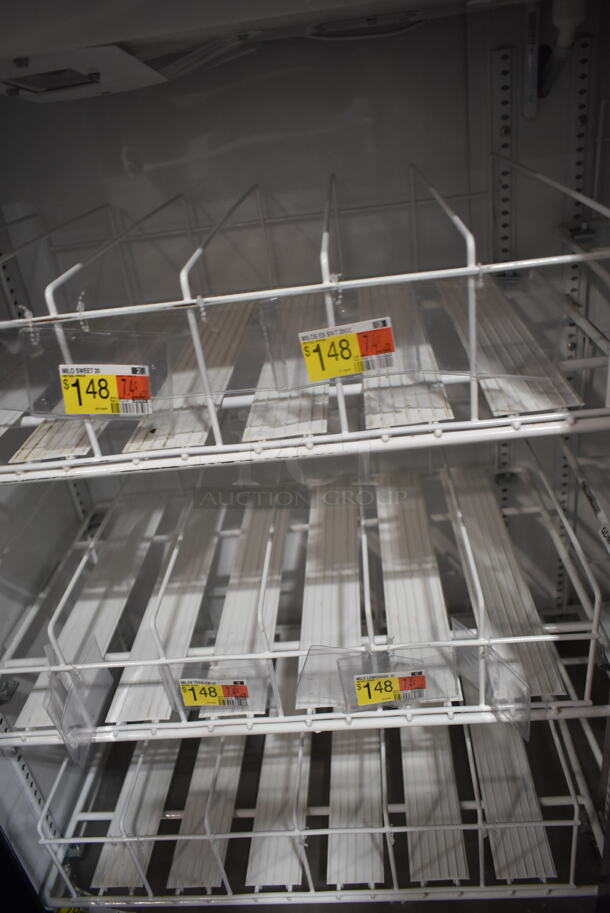 2018 True GDM-41SL-48-HC-LD Metal Commercial 2 Door Reach In Cooler Merchandiser w/ Poly Coated Racks. 115 Volts, 1 Phase. Tested and Working! - Image 2 of 4