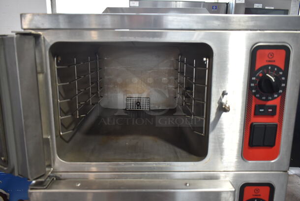 Vulcan 138085 Stainless Steel Commercial Natural Gas Powered 2 Deck Steam Cabinet. 125,000 BTU.  - Image 3 of 5