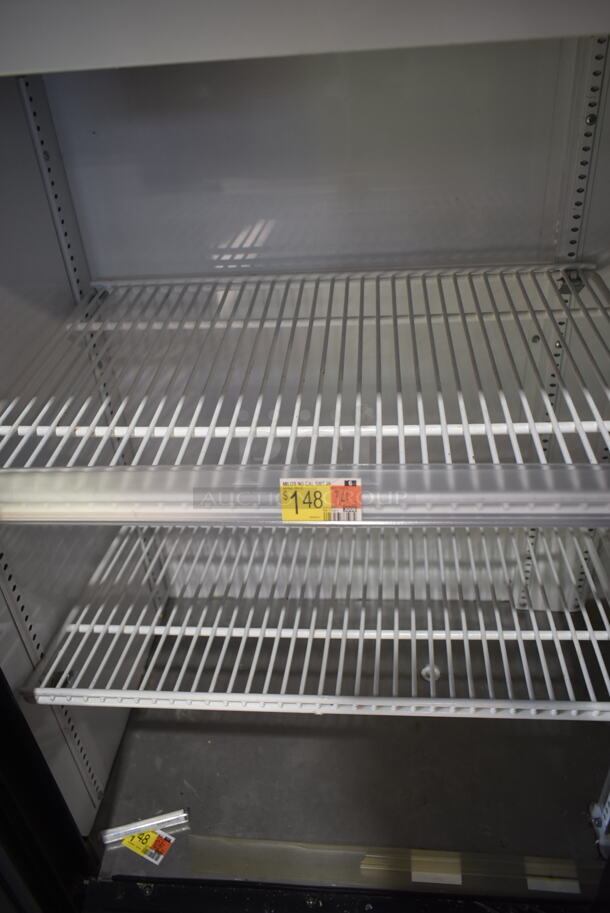 2018 True GDM-41SL-48-HC-LD Metal Commercial 2 Door Reach In Cooler Merchandiser w/ Poly Coated Racks. 115 Volts, 1 Phase. Tested and Working! - Image 2 of 4