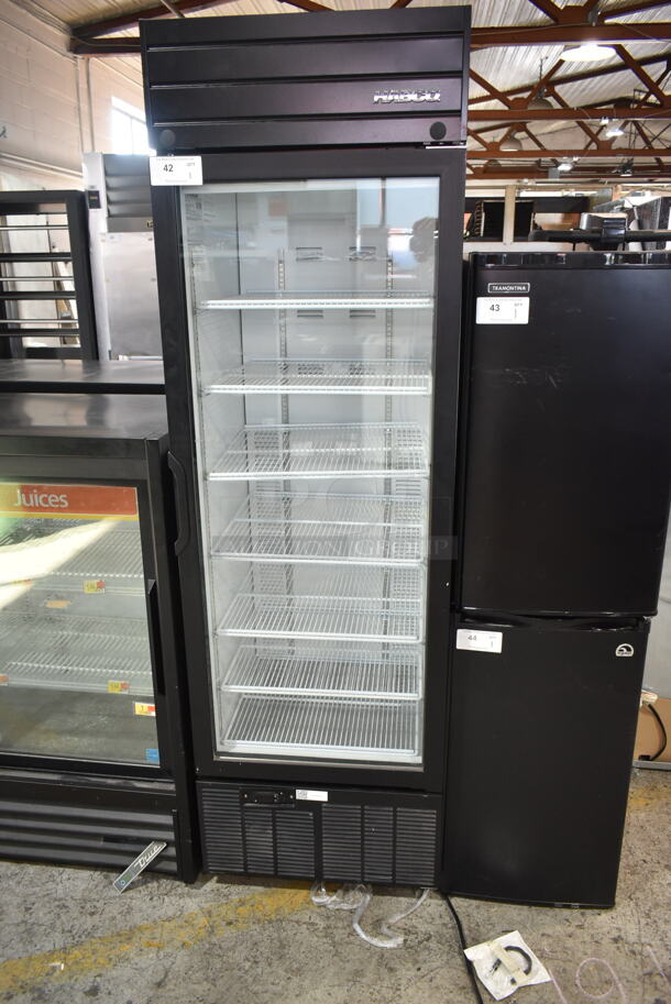 2019 Habco SE18 Metal Commercial Single Door Reach In Cooler Merchandiser w/ Poly Coated Racks. 115 Volts, 1 Phase. Tested and Powers On But Does Not Get Cold - Image 1 of 3