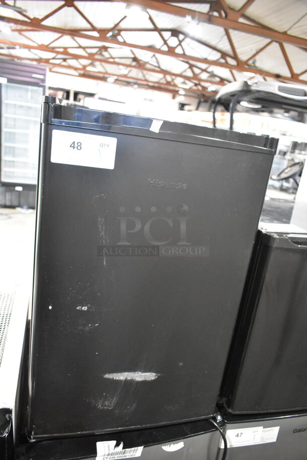Hisense RR27D6ABE Metal Mini Cooler. 115 volts, 1 Phase. Tested and Working! - Image 1 of 3