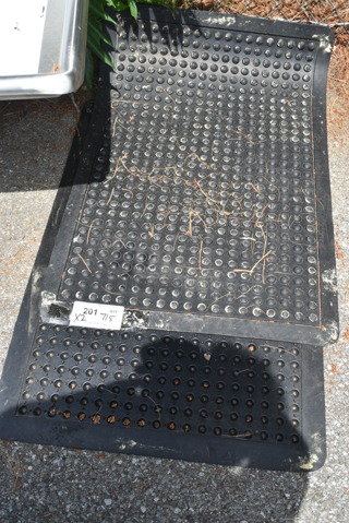 2 Black Floor Mats. 2 Times Your Bid!