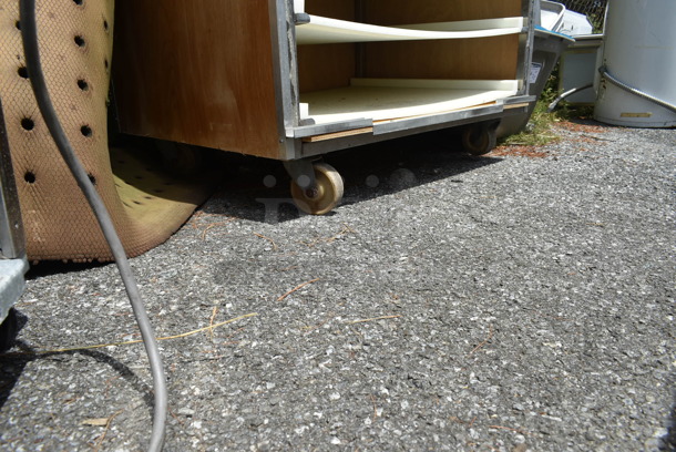 Rack w/ Cutting Board Material Shelves on Commercial Casters.  - Image 3 of 4