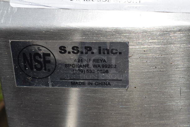 Stainless Steel Commercial Left Side Clean Side Dishwasher Table.  - Image 2 of 2