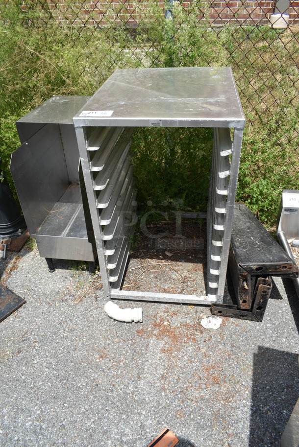 3 Items; Metal Rack, Metal Stand and Set of 4 Metal Convection Oven Legs. 3 Times Your Bid! - Image 1 of 6
