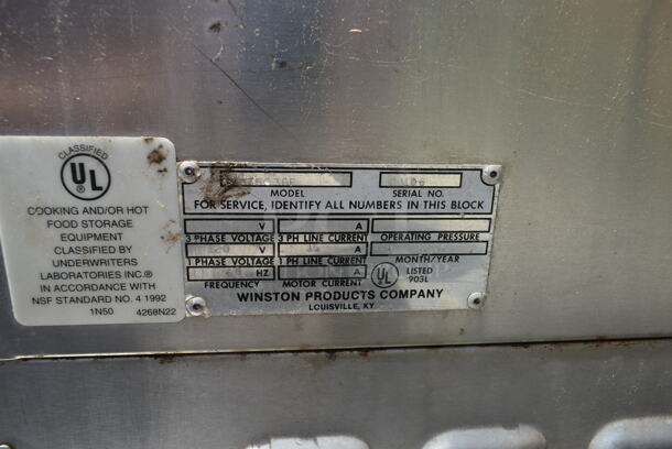 Winston R3503GF Stainless Steel Commercial Single Drawer Warming Drawer. Tested and Working! - Image 4 of 5