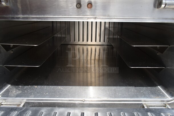 Thermotainer 1452P Stainless Steel Commercial 2 Door Food Warmer on Commercial Casters. 120 Volts, 1 Phase. Cannot Test Due To Cut Power Cord - Image 3 of 5