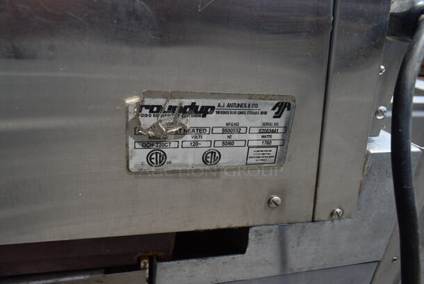 Roundup DCH-220CT Stainless Steel Commercial Countertop Heated Station. 120 Volts, 1 Phase. Tested and Working! - Image 5 of 5