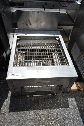General Electric GE CB30A Stainless Steel Commercial Countertop Electric Powered Charbroiler. 220-240 Volts. 
