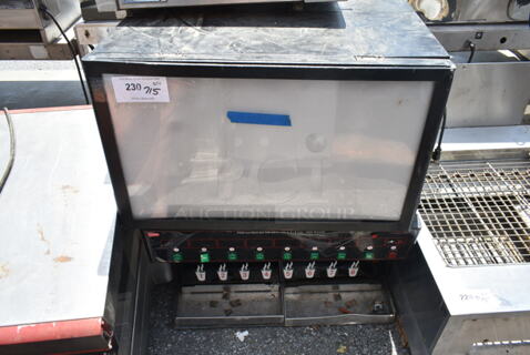Cecilware GB8M-10W-LD Metal Commercial Countertop 8 Flavor Cappuccino Machine. 120 Volts, 1 Phase. 