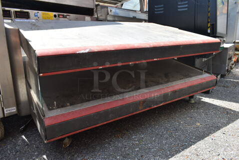 APW Wyott DMC 48S Metal Commercial Warming Shelf. Cannot Test Due To Missing Power Cord