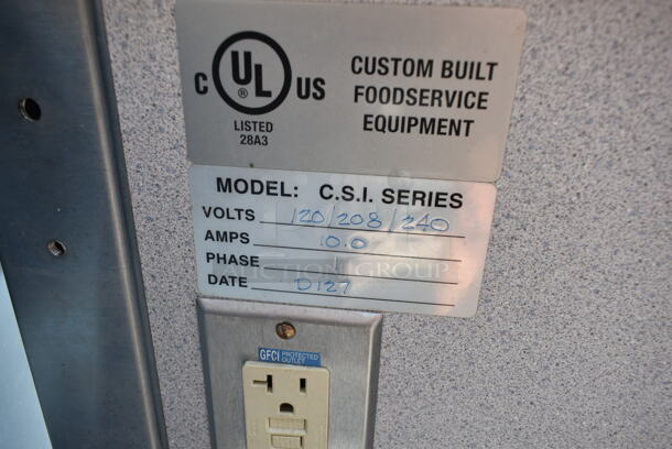 Metal Commercial Buffet Station on Commercial Casters. 120/208/240 Volts, 1 Phase.  - Image 8 of 8