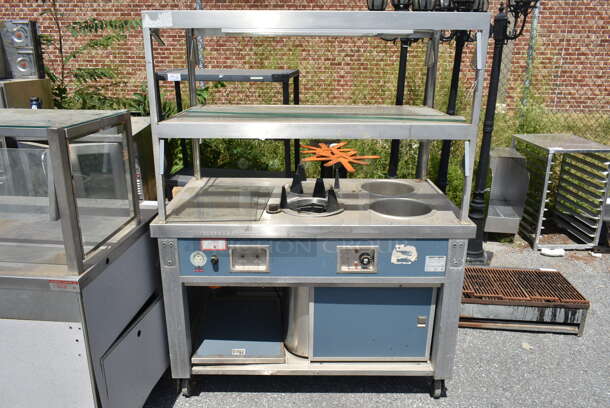 Servolift Eastern 500-1 Metal Commercial Buffet Station Plate Station on Commercial Casters. 120/208 Volts, 1 Phase.  - Image 5 of 8