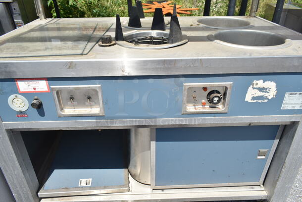 Servolift Eastern 500-1 Metal Commercial Buffet Station Plate Station on Commercial Casters. 120/208 Volts, 1 Phase.  - Image 7 of 8