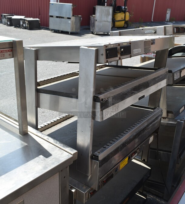 2 Hatco Metal Commercial 2 Tier Warming Display Case Merchandisers Including Model GRTB-331. 115 Volts, 1 Phase. 2 Times Your Bid! Tested and Top Unit Is Working But Bottom Unit Does Not Power On - Image 3 of 7