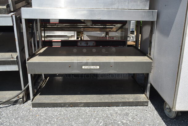 2 Hatco Metal Commercial 2 Tier Warming Display Case Merchandisers Including Model GRTB-331. 115 Volts, 1 Phase. 2 Times Your Bid! Tested and Top Unit Is Working But Bottom Unit Does Not Power On - Image 4 of 7