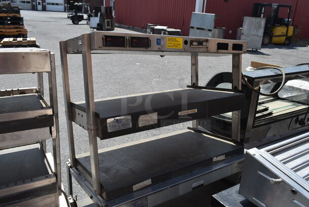 2 Hatco Metal Commercial 2 Tier Warming Display Case Merchandisers Including Model GRTB-33L. 115 Volts, 1 Phase. 2 Times Your Bid! Tested and Top Unit Does Not Power On and Bottom Unit Has Cut Power Cord - Image 5 of 8