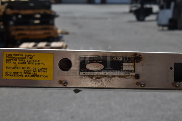 2 Hatco Metal Commercial 2 Tier Warming Display Case Merchandisers Including Model GRTB-33L. 115 Volts, 1 Phase. 2 Times Your Bid! Tested and Top Unit Does Not Power On and Bottom Unit Has Cut Power Cord - Image 6 of 8