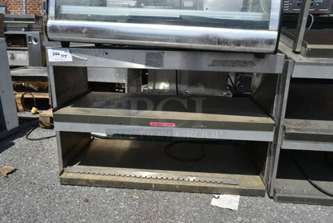Hatco GRTB-39A Stainless Steel Commercial 2 Tier Warming Display Case Merchandiser. 120 Volts, 1 Phase. Tested and Working!