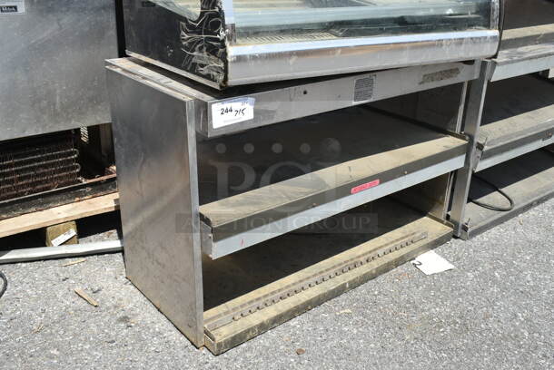 Hatco GRTB-39A Stainless Steel Commercial 2 Tier Warming Display Case Merchandiser. 120 Volts, 1 Phase. Tested and Working! - Image 2 of 4