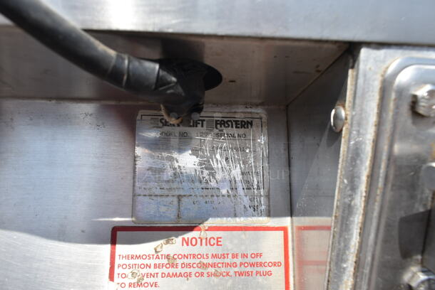 Servolift Eastern Stainless Steel Commercial 3 Well Steam Table on Commercial Casters. Cannot Test Due To Plug Style - Image 6 of 6