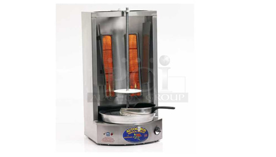 Used AutoGyros 4LG 65 lb. Vertical Natural Gas Gyro Broiler - 30,000 BTU Working