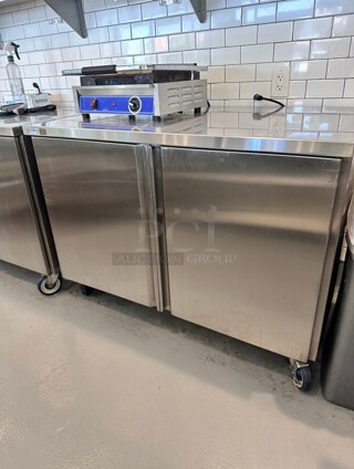 GSW Stainless Steel Cabinet 2 Swinging Hinged Doors GSW CTD-P3048H #5511 30x48 On Wheels