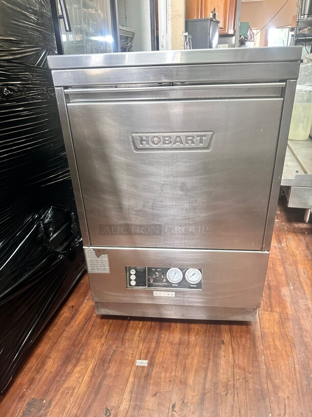 Hobart SR24H 24 inch High Temp Undercounter Dishwasher 120/208v 1ph Working - Image 2 of 10