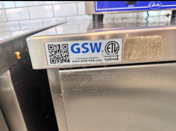 GSW Stainless Steel Cabinet 2 Swinging Hinged Doors GSW CTD-P3048H #5511 30x48 On Wheels - Image 4 of 4