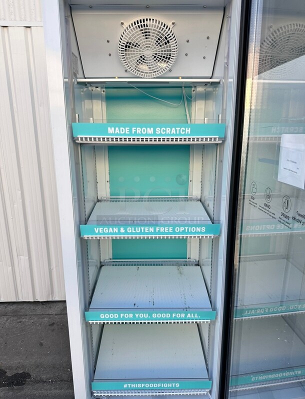 Late Model Atosa P380WA 22 cu ft Single Glass Section Refrigerated Merchandiser 115 Volt Working - Image 3 of 11